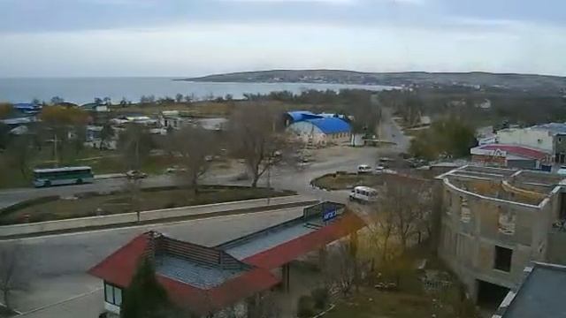 Перекрёсток в Щёлкино, 11.12.2012 - time-lapse с камеры 2 смотреть онлайн