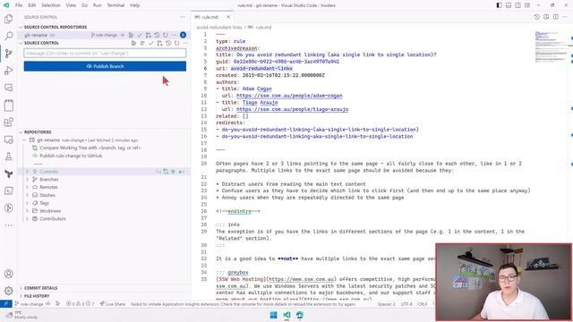 ? Git Tips - Making structural and content changes смотреть онлайн