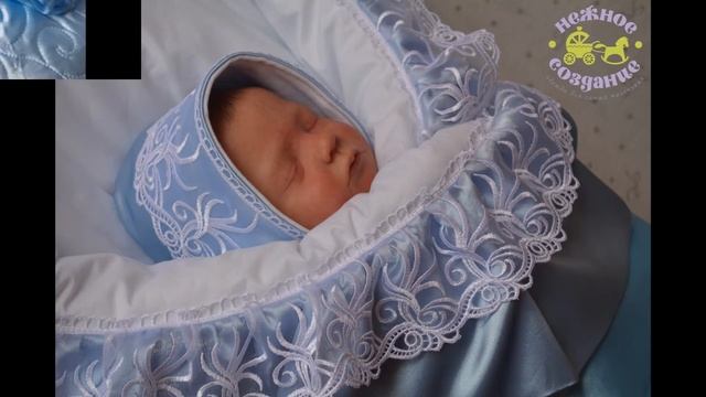 Комплект на выписку для новорожденного. Одеяло.Шапочка.Бант. " маленькое чудо " смотреть онлайн