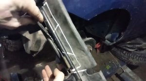 фокус 2  дефлектор радиатора установка