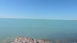 Балхаш купание утром у Балхаш-9 СПРН Днепр-М