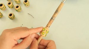 DIY: Лепим авокадо для создания стильного украшения / Бусины тубусы / Полимерная глина/ Polymer Cla