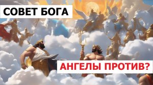 Совет Бога - ангелы против