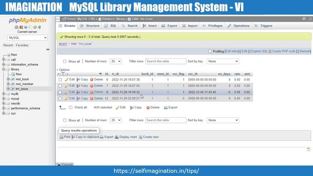 Calculations for Library Management System in MySQL (Part 6/7) #87