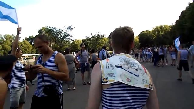 Парк Горького День ВМФ Фонтан 4 смотреть онлайн