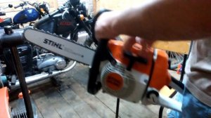STIHL MS-260 запуск после хранения.