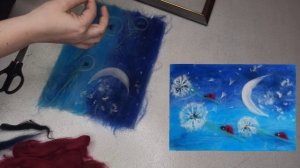 Картина из шерсти для начинающих