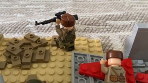 Лего диорама день-д / Lego master Godzilla