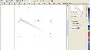 Уроки CorelDRAW:  осколок стекла