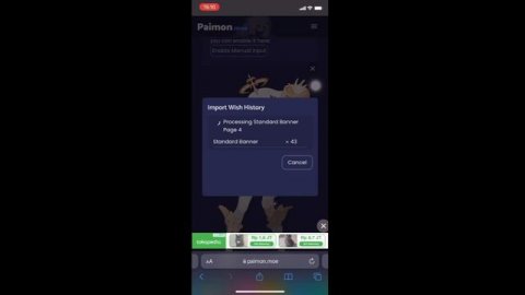 How to use paimon moe on IOS
