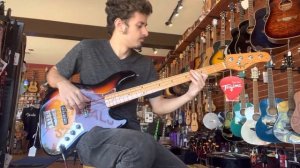 Tagima TW Series Bass Guitar in 3 Tone Sunburst