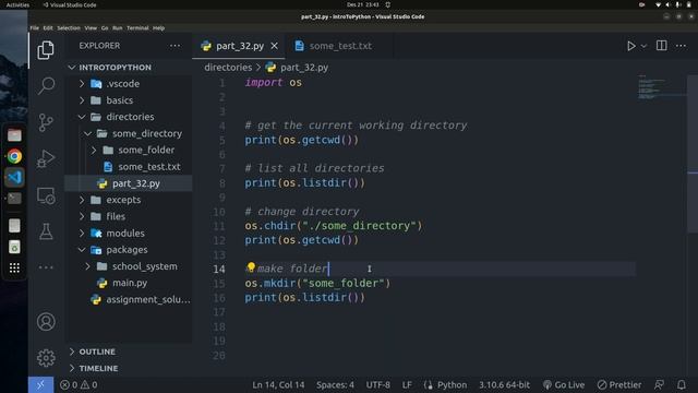 OS Module | Working With Directories | Python Tutorial - Python Full Course 2023