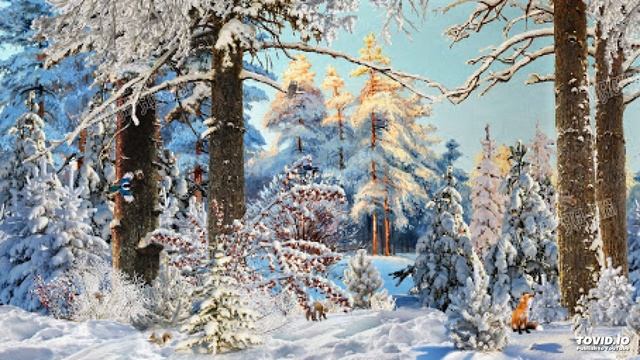 Аудио диктант "Зимний лес" (4 класс). смотреть онлайн