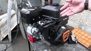 Запуск двигателя LIFAN KP460E ECC 22 л.с., с электронно управляемым карбюратором.