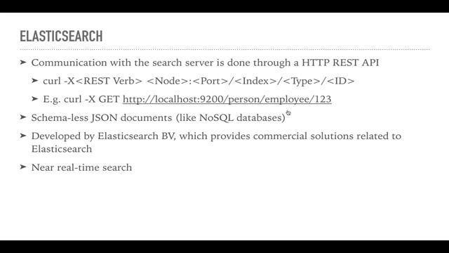Introduction to Elasticsearch