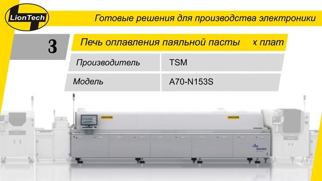 Линии для поверхностного монтажа и светодиодов (LED). Оборудование для производства электроники. смотреть онлайн