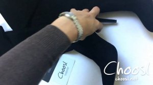 Сапоги-чулки из стрейч-замши, цвет черный — Choosl