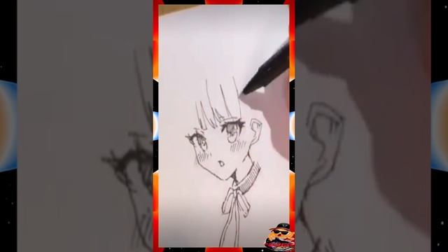 Как нарисовать красивую девочку в стиле аниме (4) смотреть онлайн