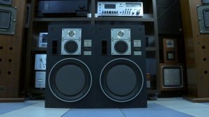 Technics SB- F90 проникновенный звук, звучание. Сотовые диффузоры динамиков. Япония.