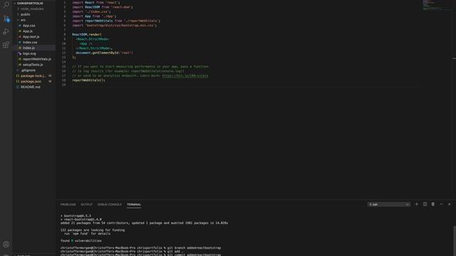 How to import React-Bootstrap statement and pushed to Github. смотреть онлайн