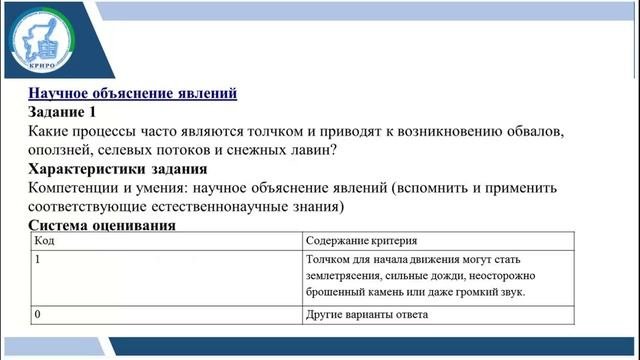 Оценочные процедуры по функциональной грамотности при изучении учебного предмета География