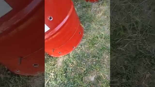 Бочка для сжигания мусора. Цветковка смотреть онлайн