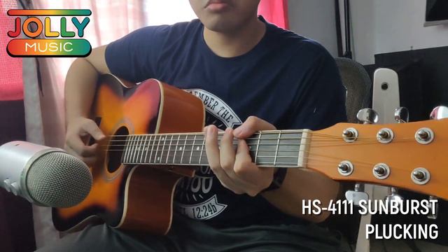 Caravan HS-4111 Dreadnought Acoustic Guitar Demo смотреть онлайн