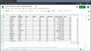 Array Formula in google sheets