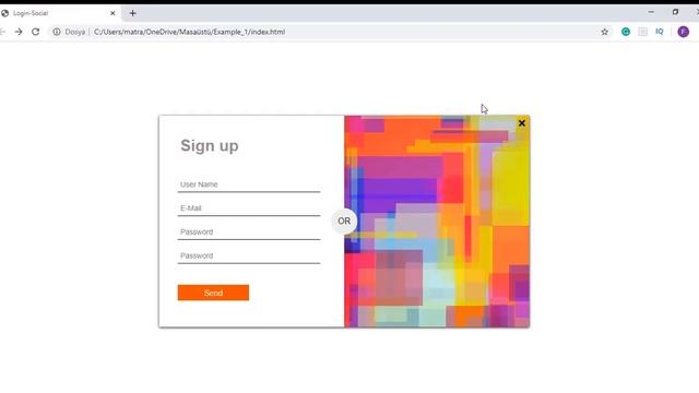 Amazing Transparent Login Form By Using HTML CSS JS