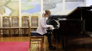 Ева Филиппович - И.С. Бах Инвенция C-Dur двухголосная