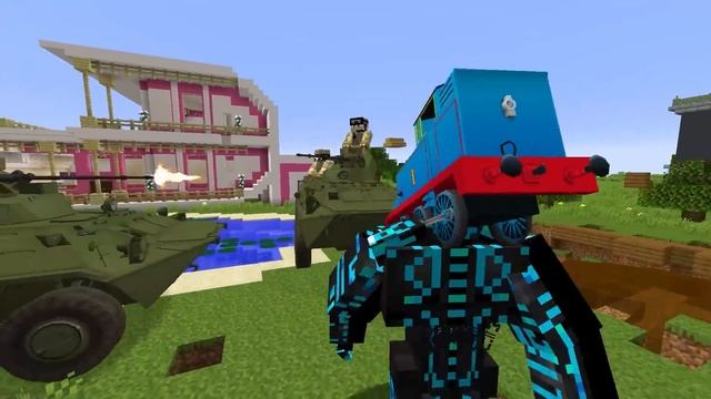 How to SPAWN this LONGEST SNAKE SCARY Thomas.exe in Minecraft ? STRANGE CURSED Thomas the TANK ! смотреть онлайн