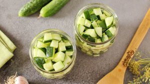 Огурцы кубиками для салатов на зиму