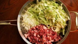 Манты с капустой