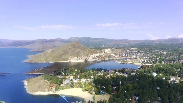 Бухтарминское водохранилище. Полёт.