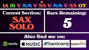 Jazz Drumless Backing Track 195 bpm