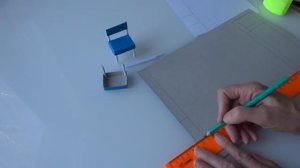 Как сделать из картона стол и стулья