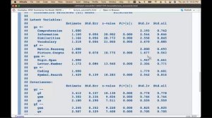 R - Hierarchical Confirmatory Factor Analysis Lecture