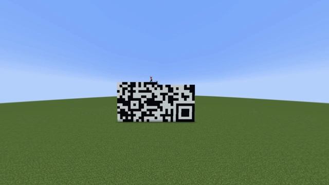 how to build QR code pixel art in Minecraft Java смотреть онлайн