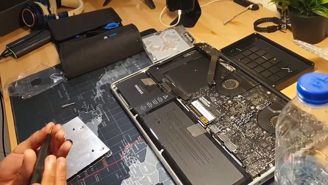 remove optical drive macbook pro 2012 install ssd смотреть онлайн