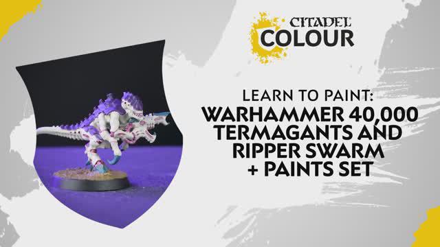 Warhammer 40000 - How to Paint - Termagants and Ripper Swarm + Paints Set _ Beginner _ Warhammer 40,