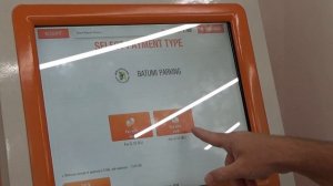 Оплата парковки в Батуми/Тбилиси при помощи автомата Express Bank