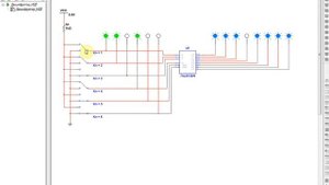 Исследование работы дешифратора SN74LS138N в Multisim 14.1