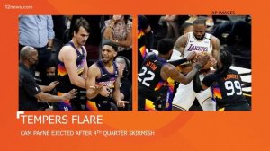 Suns win game one against the Lakers