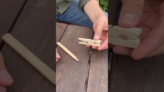 Деревянные прищепки незаменимы!