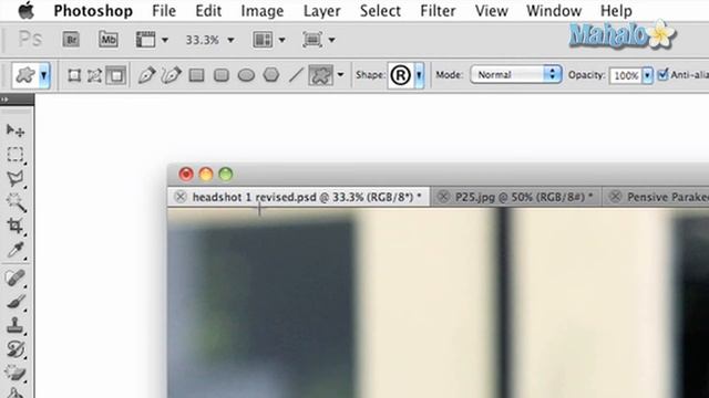 Photoshop Tutorial - Custom Shape Tool смотреть онлайн