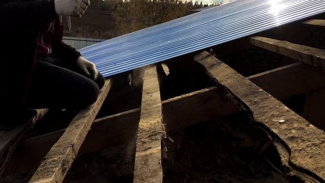 Ремонт старой крыши! Монтаж на IPhone 6! смотреть онлайн