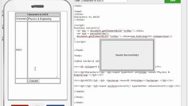 Mobile Web App Lab 3 - Characters to ASCII смотреть онлайн