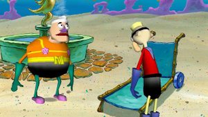 Губка Боб Квадратные Штаны снял фильм" Новые приключения Морского героя и Очкарика"