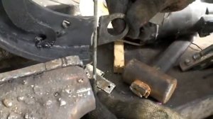 Ручник на газ 3110...  на изношенных барабанах.