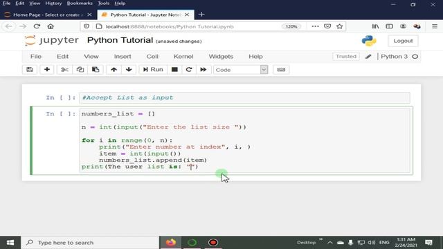 List As User Input In Python | Python 4 You | Lecture 7